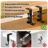 VoyaBliss 6 Pcs Adjustable Purse Hooks Heavy Duty Bag Hanger