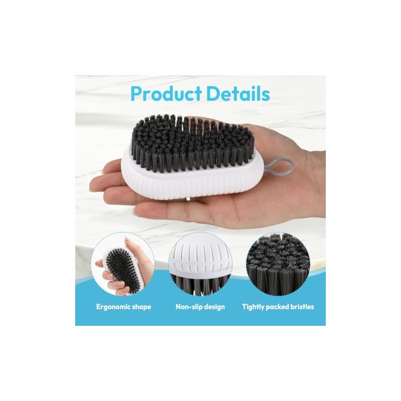 Fruit and Vegetable Brush, Multi-Purpose Produce Scrubber Brush with Non-Slip