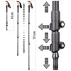 Speeron Anti-shock Hiking Poles: 1 Pair Telescopic Hiking Poles, Aluminium,