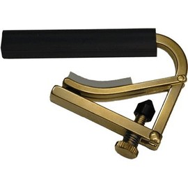 Shubb C2B ORIGINAL Capo flat - Classic, plain brass (for nylon string