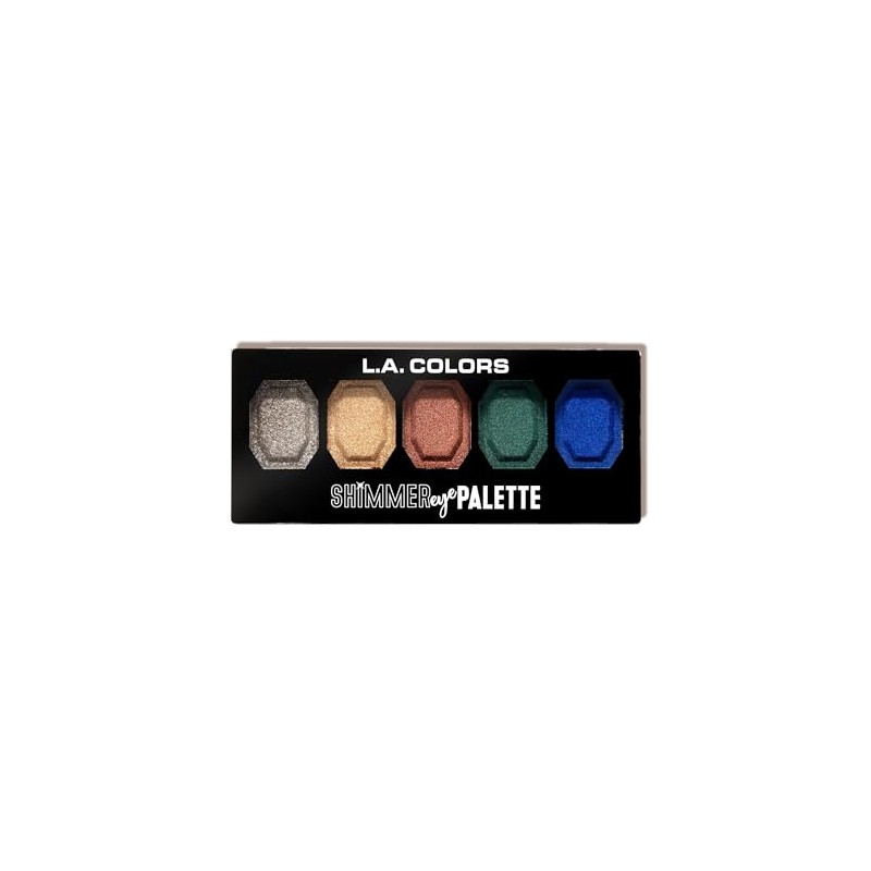 L.A. COLORS Shimmer Eye Palette, Be Bright CES698