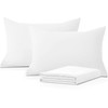 Moonlight Bedding Pillow Cases 2 Pack – White Pillowcases Envelope
