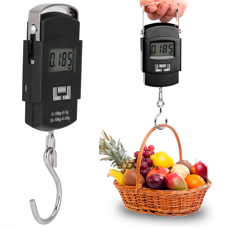 Portable Scale 50KG Electronic LCD Display Scale for Luggage Postal