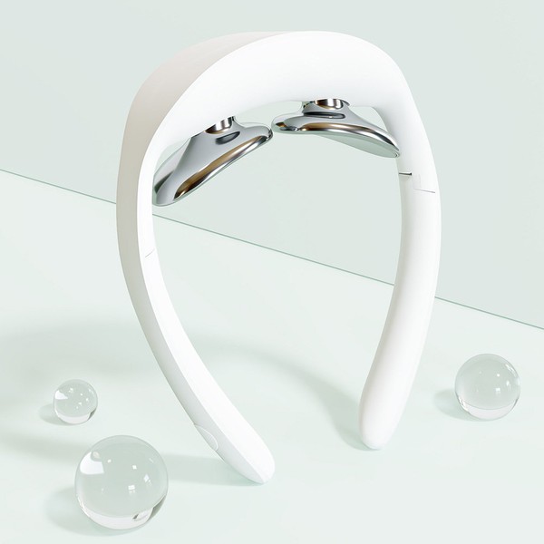 OA Neckure Heated Low Frequency EMS Neck Massager Rechargeable Portable