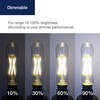 FLSNT 5000K Daylight Candelabra LED Bulbs 60W Equivalent, Dimmable T6/T25