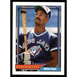 1992 Topps # 121 Derek Bell Toronto Blue Jays (Baseball Card) NM/MT Blue Jays