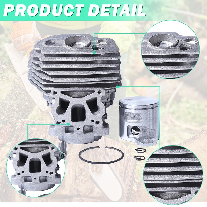 Adefol 43Mm Cylinder Piston Kit for Husqvarna 545 550XP Jonsered