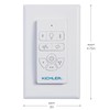 AC Standard Full Function Handheld Remote Control, Modern, Slim Design,