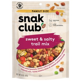 Snak Club Sweet & Salty Trail Mix, Family Size, 14 Ounce