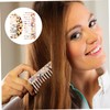 Gatuida Wide Tooth Detangling Hair Combs 2pcs Portable Anti-Static Acetate