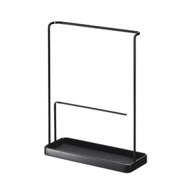 Yamazaki 6988 Sunglasses & Accessory Stand, Black, Approx. W 7.9 x D 3.0 x H 10.0 inches (20 x 7.5 x 25.5 cm), Tower Series, Accessory Storage, Jewelry Organizer