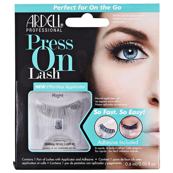 Ardell Press On Lash with Adhesive Pipette 109 Black