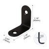 sourcing map 6 pcs. 90 Degree Shelf Bracket Angle Bracket