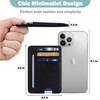 HOTCOOL Slim Wallet for Men, Minimalist Front Pocket Simple Leather