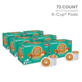 The Original Donut Shop Nutty Caramel, Single-Serve Keurig K-Cup Pods, Flavored Light Roast Coffee, 72 Count