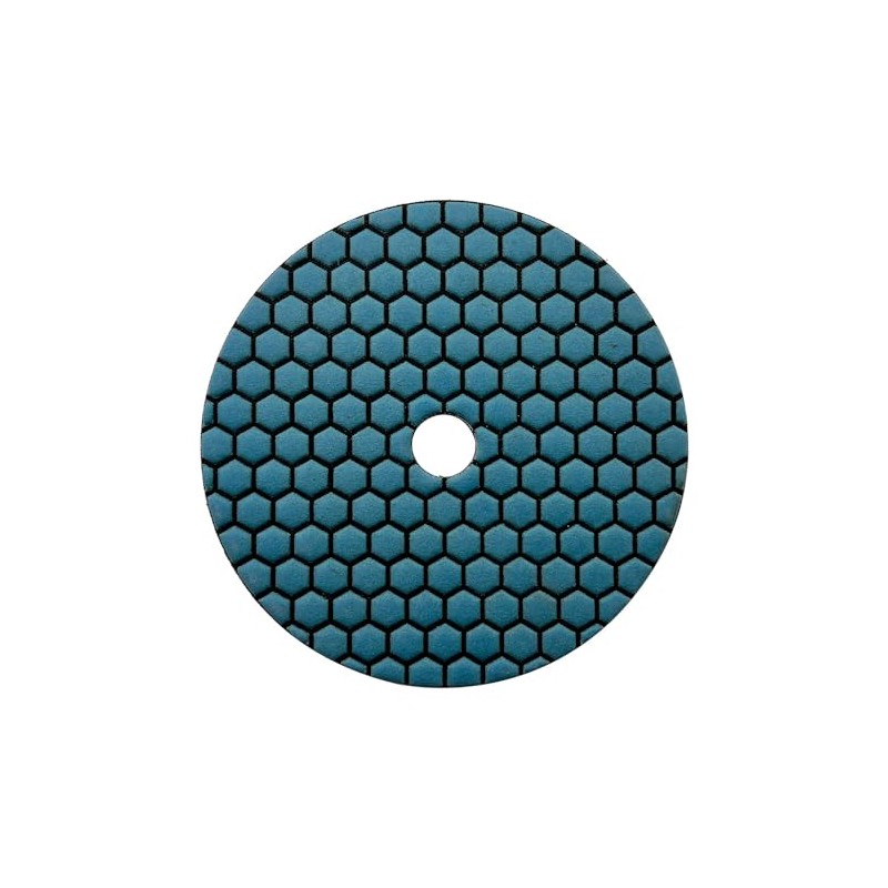 7" High Performance Dry Stone/Concrete Polishing Pads, 1.5mm Segment Height,