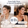 8 Claw CZ Crystal Stud Earrings for Women – Elegant