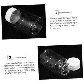 CIYODO Travel Bottle Set 12pcs Empty Refillable 100ml Water Bottles with Caps Perfect for Traveling and Outing