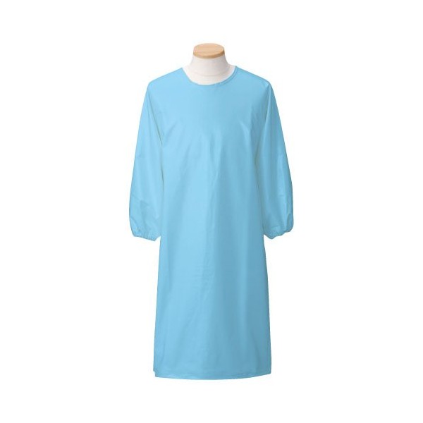 KAZEN Waterproof Apron (with Sleeves) 507-91 (Blue) Size: LL