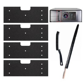6 Pcs Cleaning Kit for GE Washer Dryer Combo,WH01X35719 Lint Filter replacement with dryer vent brush for Ge Washer Dryer Filter Sponge,Hand Washable and Reusable,Models: PFQ97HSPVDS