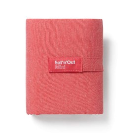 PinkRoll'eat – Eat'n'Out Mini Nature | Waterproof Thermal Bag Convertible into Tablecloth | Reusable and Eco-Friendly | BPA Free with Zip | Black (red Color)