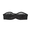 Lace Strapless Minimizer Bra Black