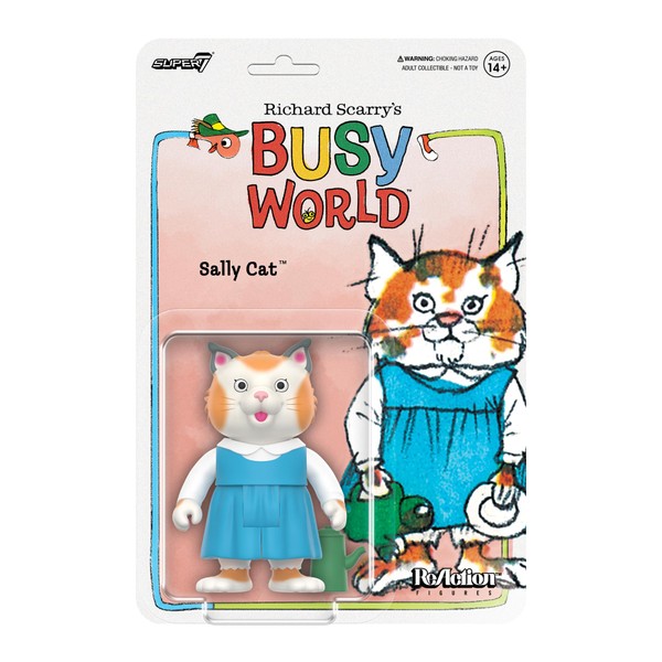 Super7 Richard Scarry Reaction Figures Wave 02 - Sally Cat