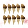 FELTECHELECTR Unique Paper Adornments 50pcs Conical Shaped Decorative Confetti Containers