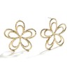 BaubleBar Flora Statement Earrings - Gold/Pavé