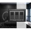Monarch Abode 3-Gang Rocker Wall Plate, Architectural Decorator Metal Switch