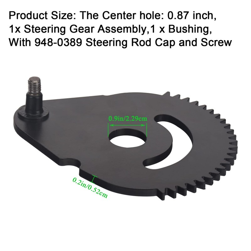 617-04094 Steering Gear Kit Compatible with MTD/Troy-Bilt/Craftsman 61704094 948-0389 -