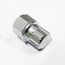 Chrome Steel ABC 0-9 Wheel Lock Key for VW，Locking Lug nut Removal Tools- Anti Theft Volkswagen Wheel Lock Key for Cars Wheel Tire Nut Screw Removal (ABC-8)