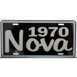 1970 70 Nova Metal License Plate TAG 6X12 FITS Chevy SS Super Sport Hot Rod Muscle Car Gasser Custom Classic Collection Dealership Novelty Bar Garage Shop Man Cave Wall Art Sign Gift