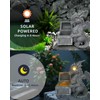 YZYOE LED Solar Powered Dragons Opening Treasures Box Light, Outdoor