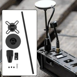 Create idea Schwarz GPS-Antennenhalterung Klappbare Masthalterung aus Aluminiumlegierung Kompatibel mit DJI Naza Pixhawk-Drohne