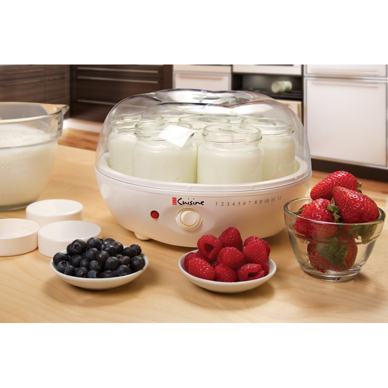Euro Cuisine YM80 Electric Yogurt Maker Machine- Promote Gut Health