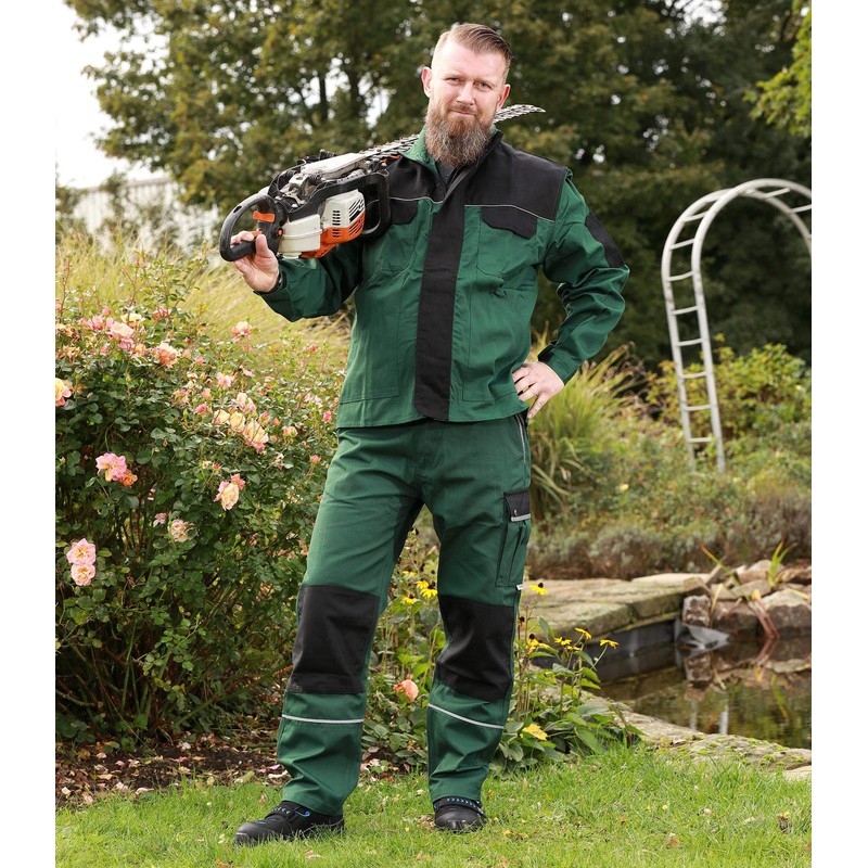 TMG® Mens Lightweight Workwear Work Jackets Coats Green (L)