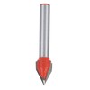 60°CNC Engraving V Groove 3D Router Bits 6x10mm 1/4" Shank