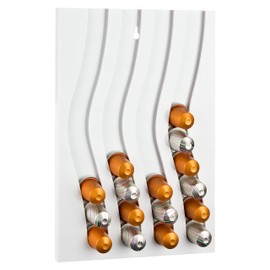 Wall Capsule Holder Capsule Dispenser for Nespresso for 40 Capsules