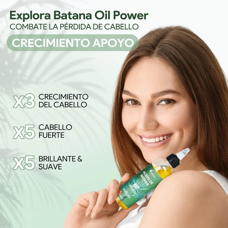 Aceite KAISASA de Batana para Crecimiento del Cabello, Piel y