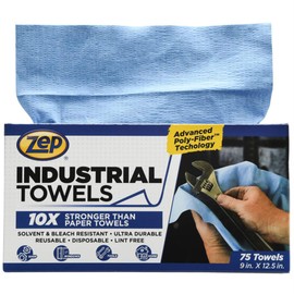 Zep - 1049801 Advanced Poly-Fiber Industrial Towels - 10x Stronger Than Paper Towel