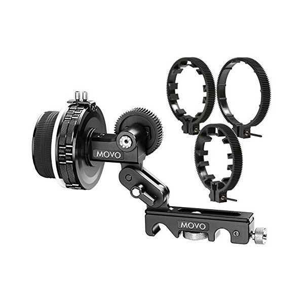 Movo F2X Precision Follow Focus System with Hard Stops and