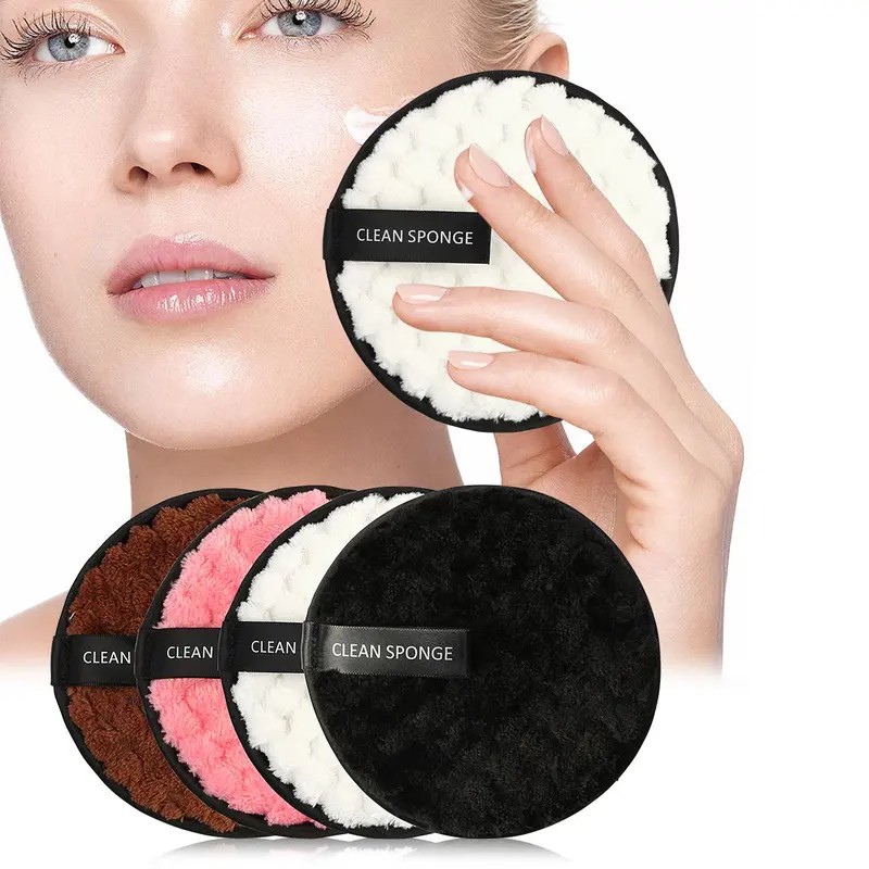 Makeup Removing Puff Set 4 Pack – Double Sided Pineapple