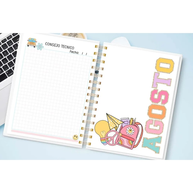 Agenda Escolar Maestra Groovy 25-26 Fechada