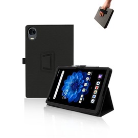 Case for ALLDOCUBE iPlay 60 Mini Pro Android 14 Tablet 8.4 Inches 2024 New,Leather Slim Folding Stand Cover with Hand Strap Magnet for Men Women Full Protection,Black.