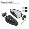 JMTBNO UNIVERSAL Motorcycle Rearview 7/8"Handle Bar Mirrors For 2019 Honda