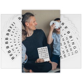 Pick Up Sticks 120pcs Bingo Paper Cards Sheets Bingo Game Cards Disposable Sheet Interactive Party Game Childrens Toy