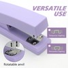 2 Pack Purple Office Staplers, 25-Sheet Capacity with 4000 Staples