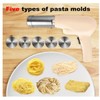 Electric Pasta Maker Machine, Cordless Noodle Maker with 5 Shape