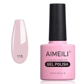 AIMEILI UV LED Gellack abl√∂sbarer Gel Nagellack Rosa Gel Polish - Bryophyllum Pinnatum (115) 10ml